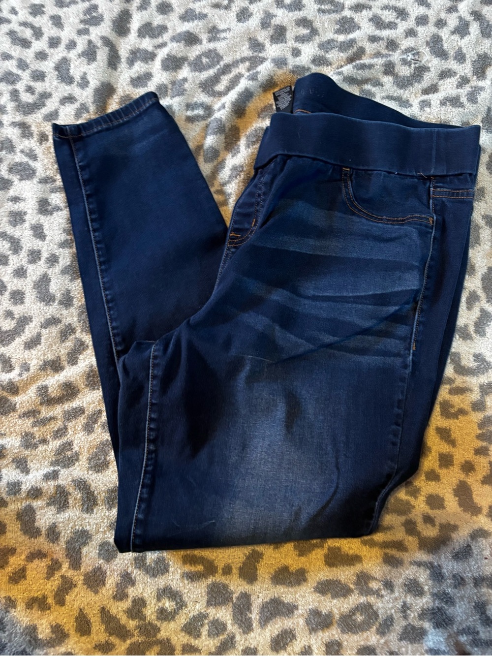 Lane Bryant Dark Blue Pull-On Jeggings